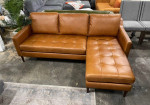 Genuine Leather Reversible Section Sofa Delivery available