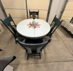 Oak Table + 4 Oak Chairs