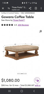 Ottoman Coffee Table