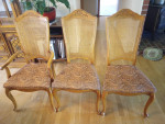 Dining table and china cabinet