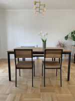 West Elm Mango Wood Expandable Dining Table