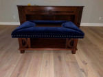 Cushioned High End Ottoman/table combo LIKE NEW--REDUCED!!