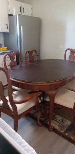 Table and 6 chairs