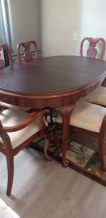 Table and 6 chairs