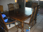 Baker Parquet Top Dining Table