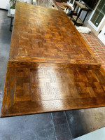 Baker Parquet Top Dining Table