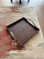 Crate and Barrel Marble Round Table