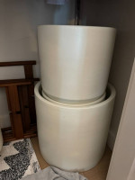 Crate and Barrel Marble Round Table