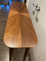 Mid-Century Modern Solid Wood Console/Entry Table