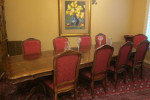 Gorgeous Mahogany Dining Table + 10 chairs + 3 leaves