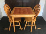 Cottage Style Tile Top Table and Chair Set