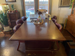 Solid Mahogany Table for Dining or Conference Room