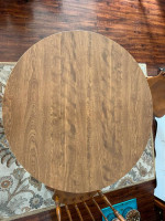 Solid wood dining table and 4 chairs