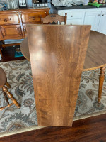 Solid wood dining table and 4 chairs