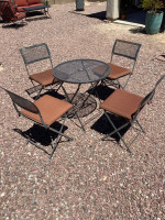 Small patio table and 4 chairs