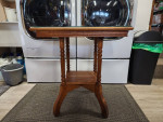 Table with glass top Size: 29"x26"x22"