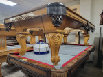 8' Peter Vitalie Vineyard Pool Table, U Pick Cloth Color - INSTALLED