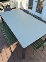 EQ3 Cape Outdoor Dining Table Frame (no glass) - NEW