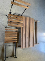 Ikea Tarno Wood Table & 2 Chairs