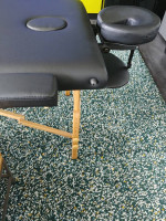 Massage table, folding