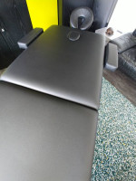 Massage table, folding