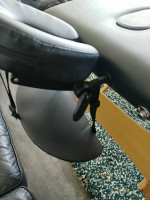 Massage table, folding
