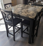 Tall dining table