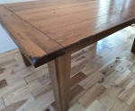 Large Farm Table with 2 Leaf Extensions