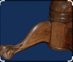 Oak Dining Table with Leaves