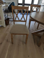 Round table with chairs
