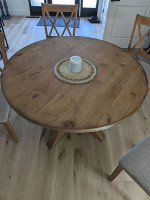 Round table with chairs