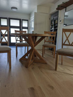 Round table with chairs