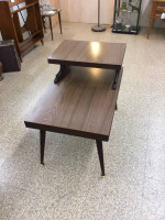 Nice MCM Mid-century 2 Tier Side Table