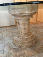 Round Glass Top Dining Table