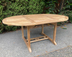 Patio Table with Butterfly Leaf 4 Outdoor Teak Dining Tables $695 Each