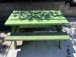 Kids size picnic table