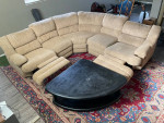 Three pice couch and table