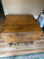 Antique Gate Leg Drop Leaf Table