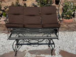 Patio set, Homecrest sofa and coffee table, outdoor furniture