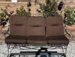 Patio set, Homecrest sofa and coffee table, outdoor furniture