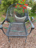 Patio set, outdoor furniture, 4 rocking chairs plus table