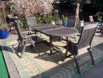 TEAK Outdoor Dining Table w/ Chairs