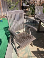TEAK Outdoor Dining Table w/ Chairs