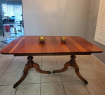 Dining Table includes 3 leaves