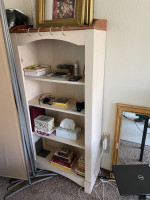 Wooden Drawer, Coffee table, Chairs (moving)