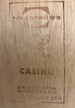 Swedish End Table CASINO Nightstand by Tingstroms Sweden