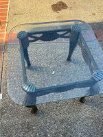 Glass end table