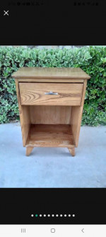 LA Furniture Nightstand End Table