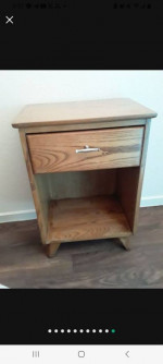 LA Furniture Nightstand End Table