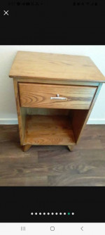 LA Furniture Nightstand End Table